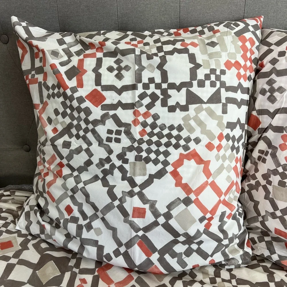 West Elm duvet cover/shams/dust ruffle